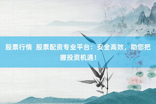 股票行情  股票配资专业平台：安全高效，助您把握投资机遇！